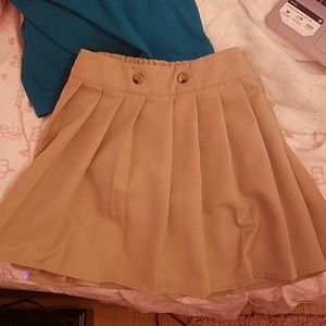 Girls School Skirt
